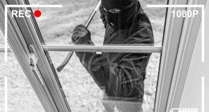 burglar caught on video deter security camera