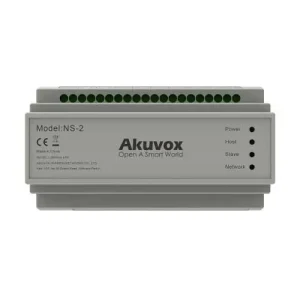 2-wire IP network switch 6 Terminals 48VDC Akuvox NS-2