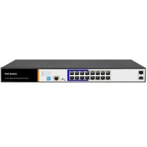 POE-1602G-M || Switch, 2 Uplink Ports, 16 Port PoE
