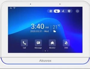 The Akuvox X933W-WH Indoor Monitor: A Seamless Blend of Style, Functionality, and Technology