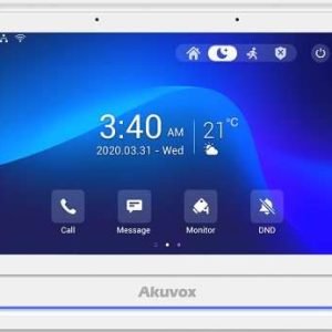 The Akuvox X933W-WH Indoor Monitor: A Seamless Blend of Style, Functionality, and Technology