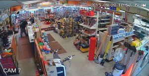 grocery store security camera installation