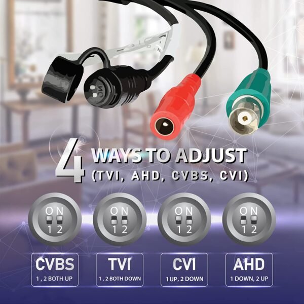 HDC-YT524 5mp HD analog Camera 4-in-1 - Image 2